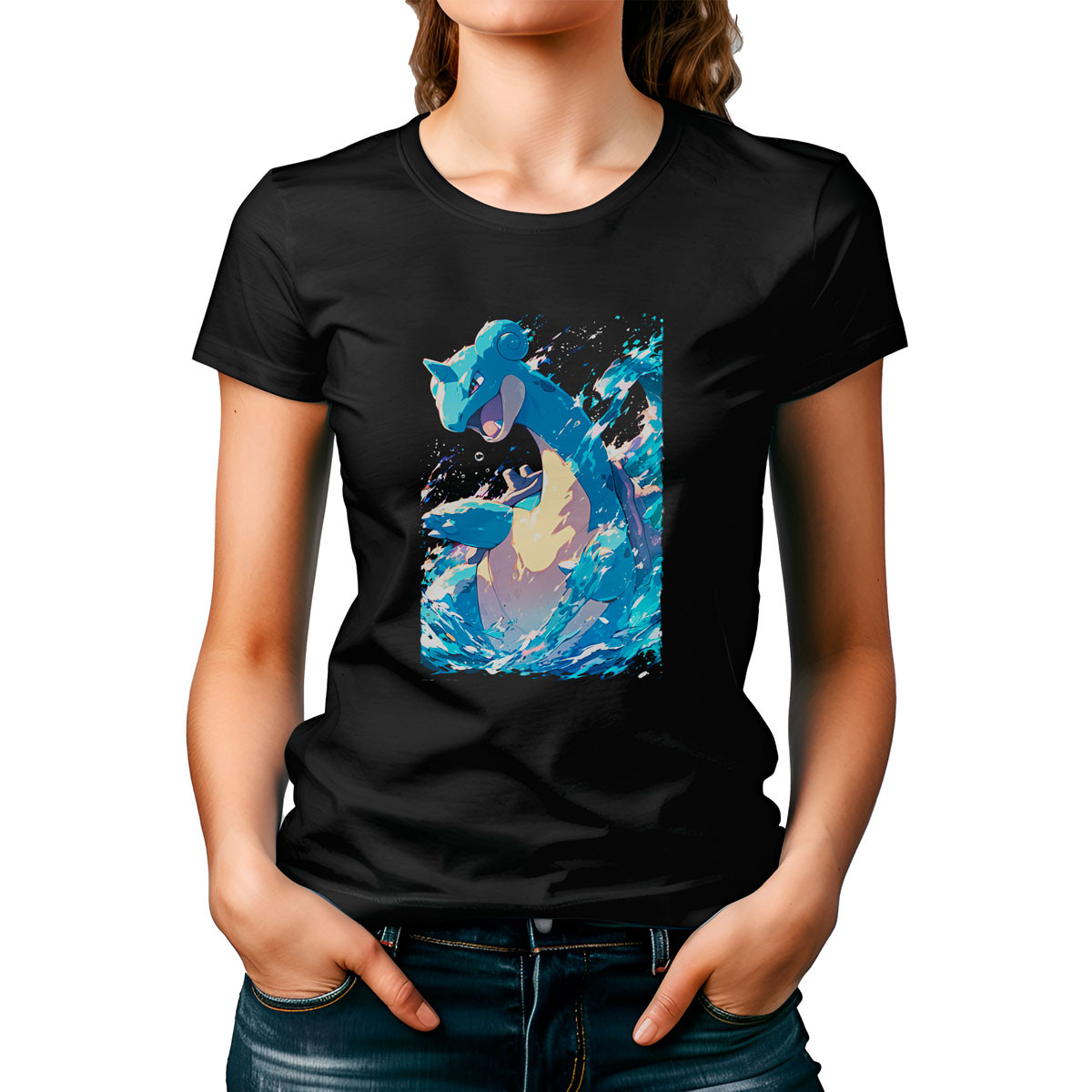 polera-mujer-estampada-batalla-lapras-atacando-anime