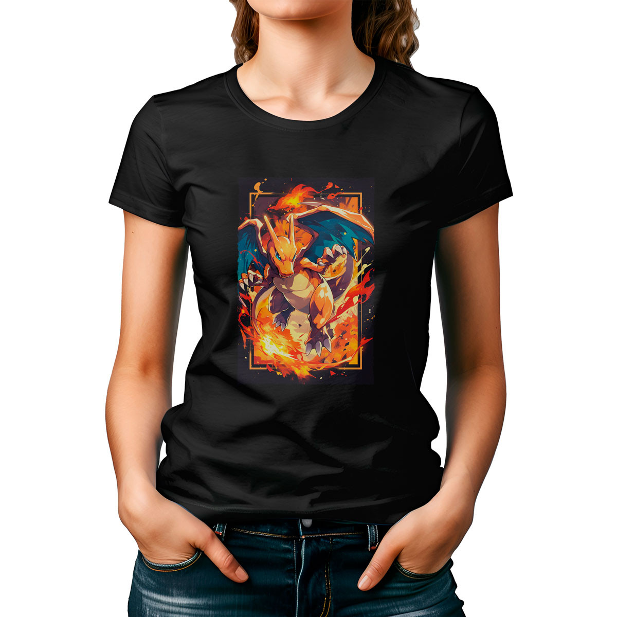 polera-mujer-estampada-charizard-pokemon-anime-1