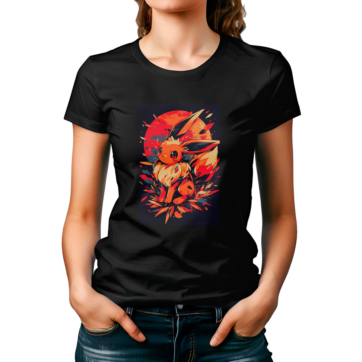 polera-mujer-estampada-frontal-eevee-shiny-pokemon-anime