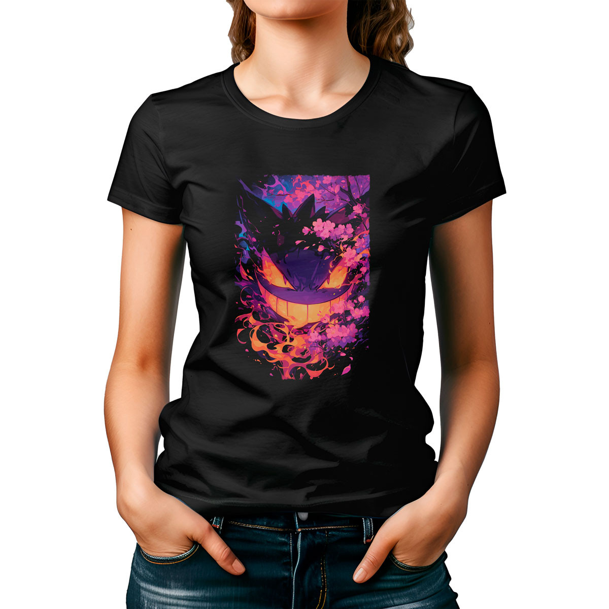 polera-mujer-estampada-frontal-entrenador-cherry-blossoms-pok-mon