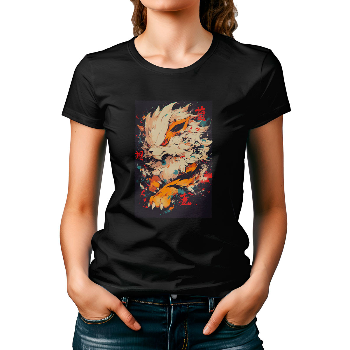 polera-mujer-estampada-gym-dise-o-arcanine-negro-b-13