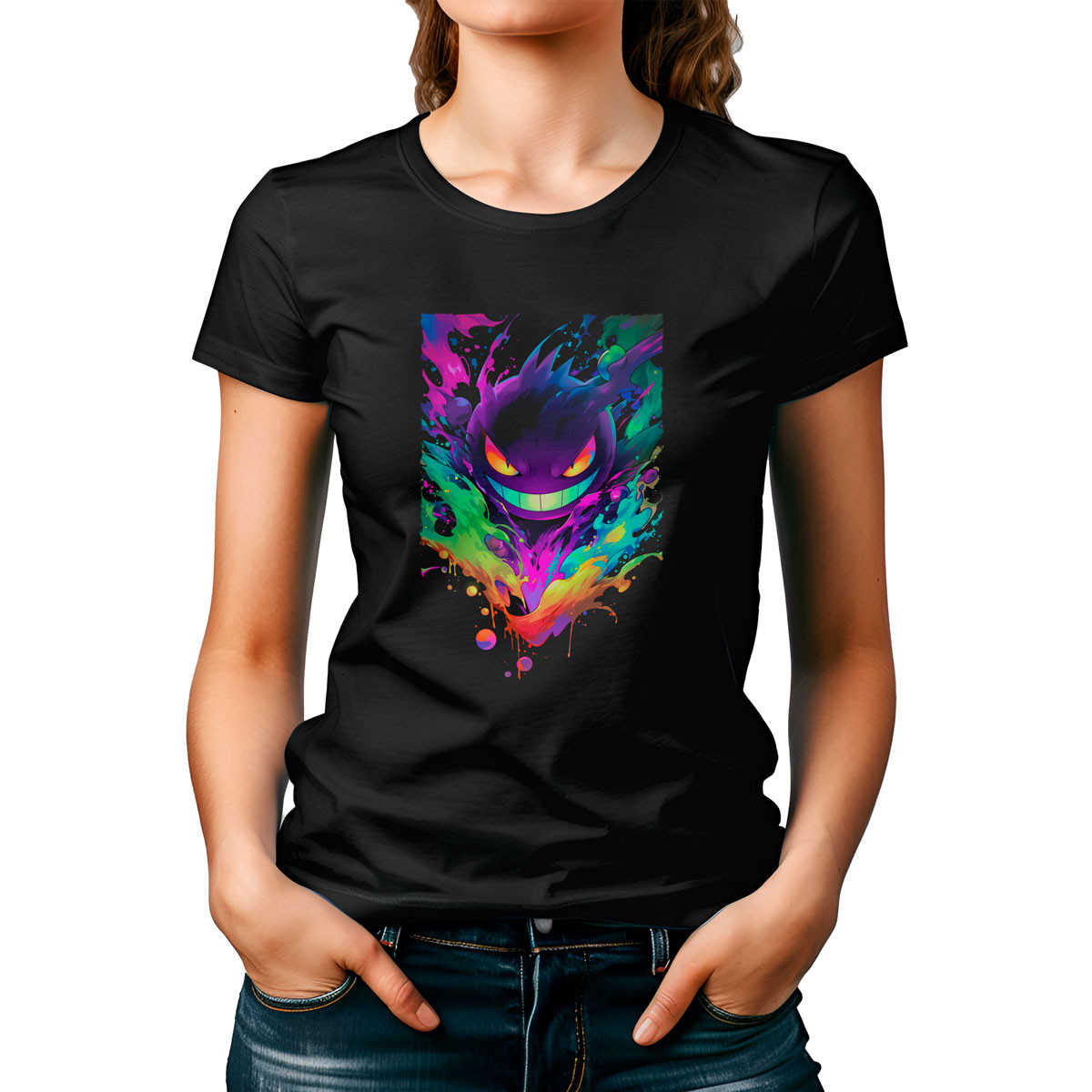 polera-mujer-gastly-face-closeup-anime