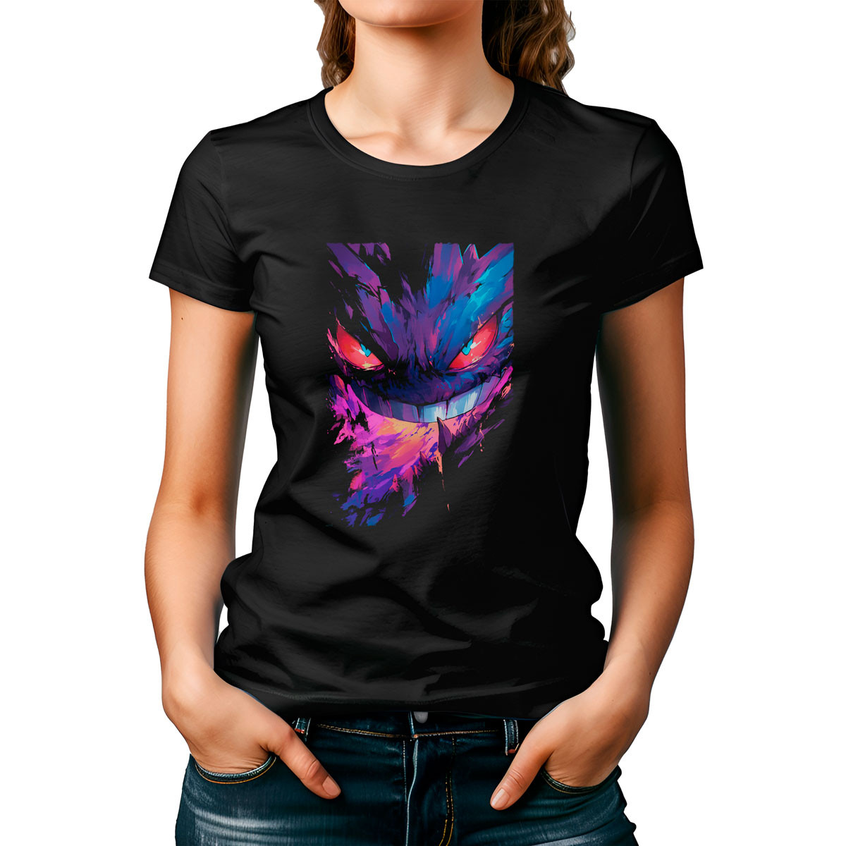 polera-mujer-gengar-eyes-closeup-pokemon-anime