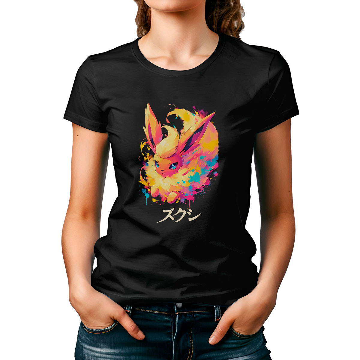 polera-mujer-negra-estilo-entrenador-design-flareon-ink-de-pok-mon