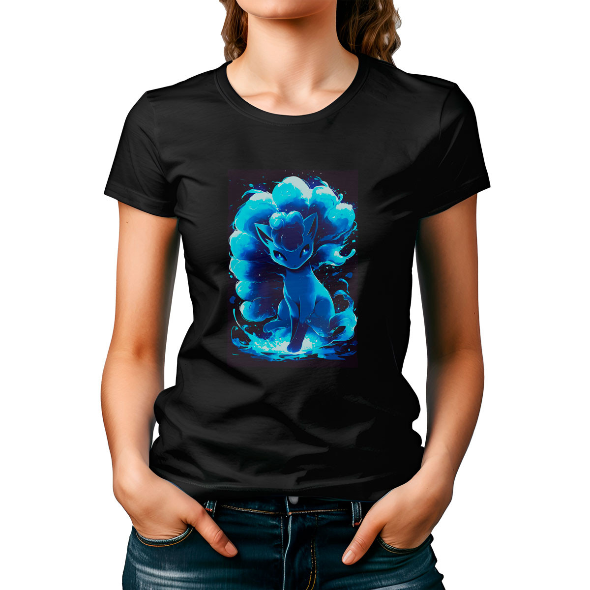 polera-mujer-negra-vulpix-brillante-pokemon-anime