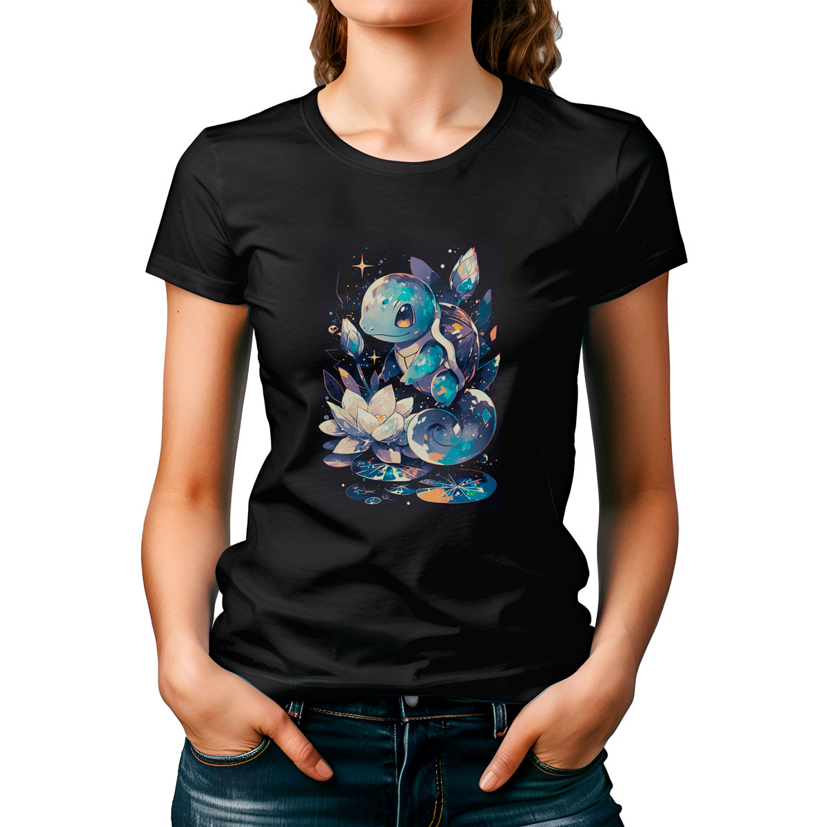 polera-mujer-squirtle-lotus-pokemon-anime-black