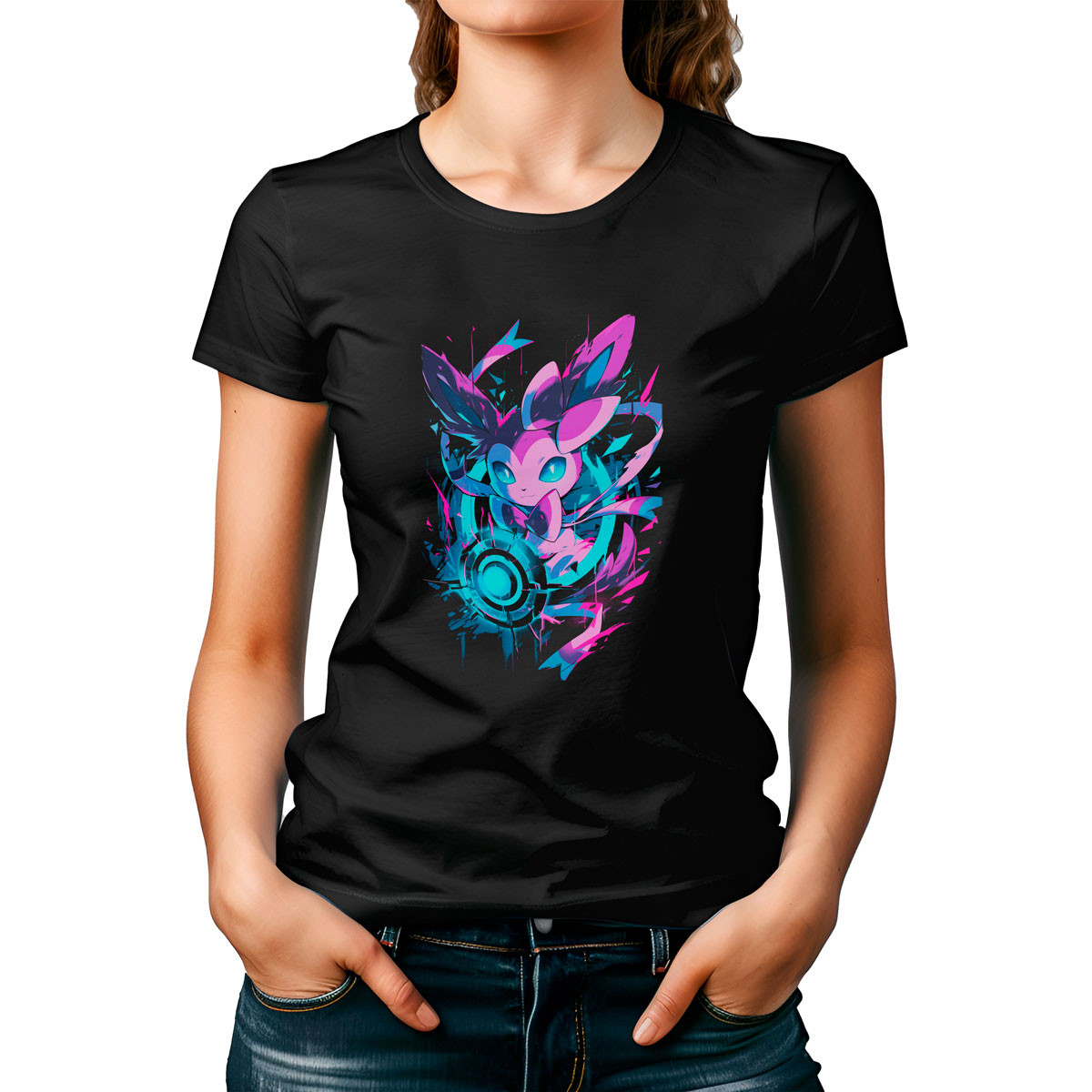 polera-mujer-sylveon-babydoll-eyes-pok-mon