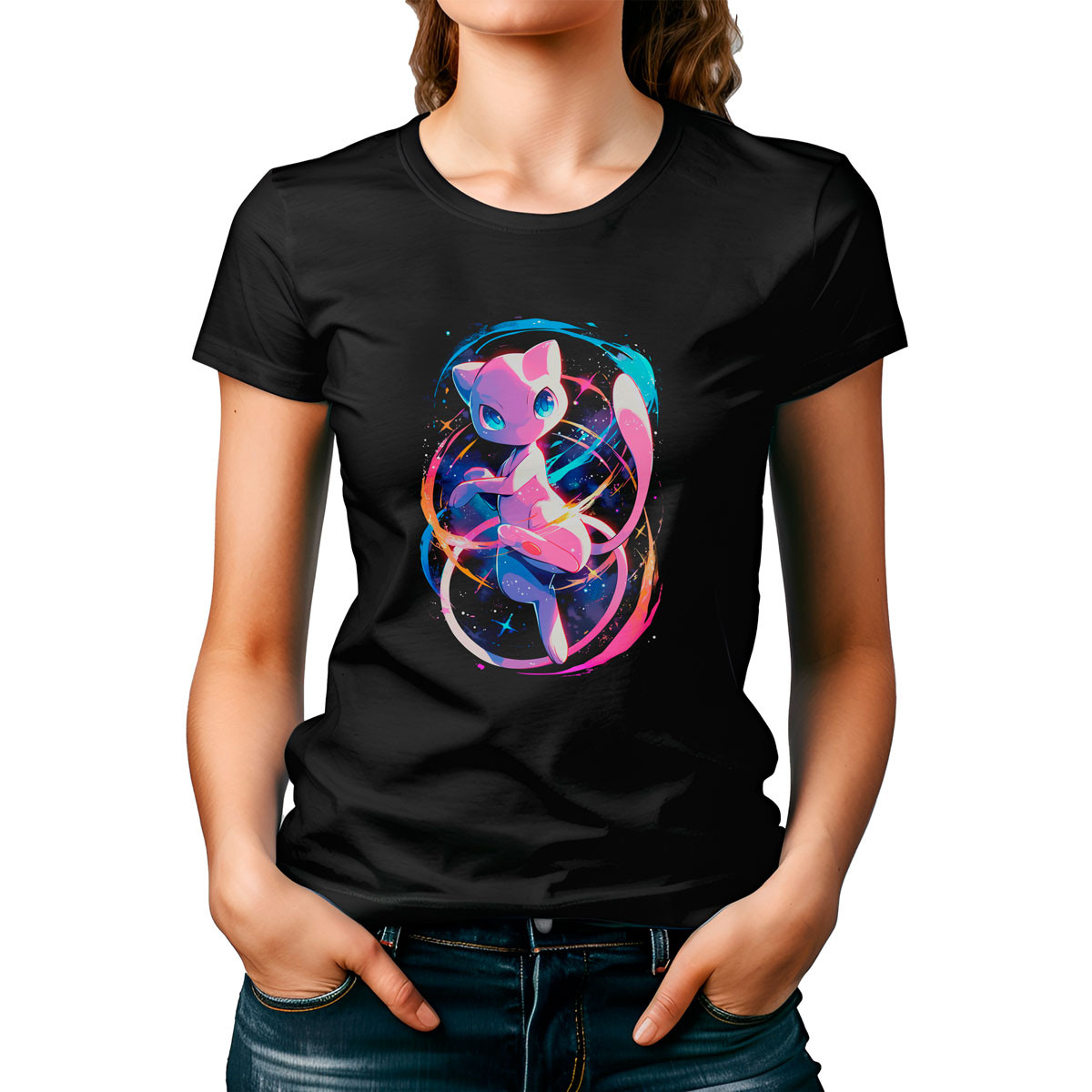 polera-negra-con-mew-brillante-de-pokemon-anime