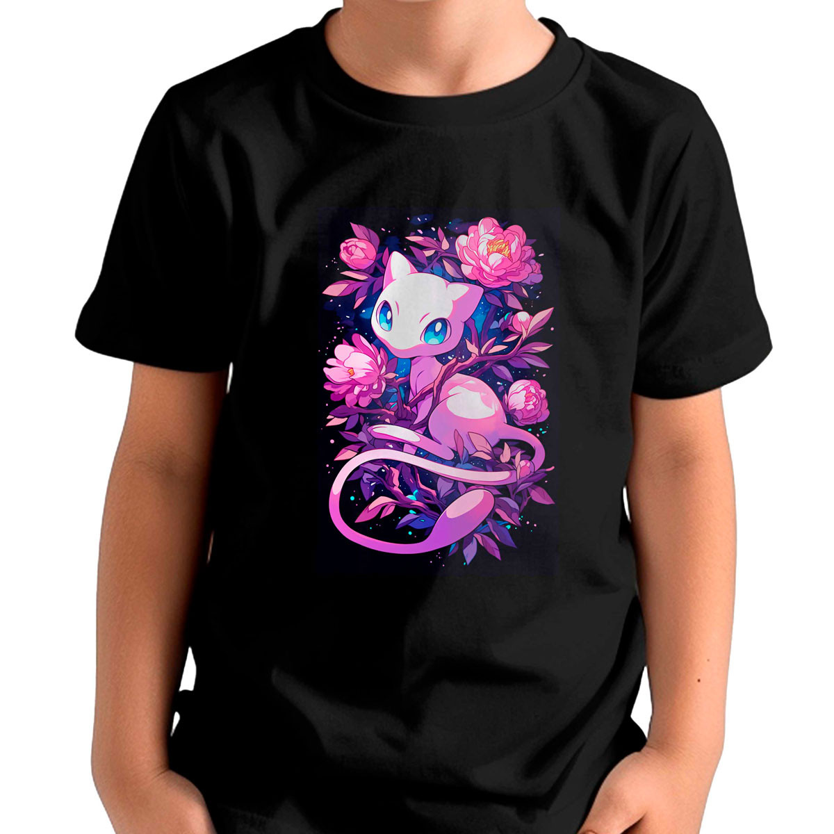 polera-negro-batalla-mew-glowing-pokemon-anime
