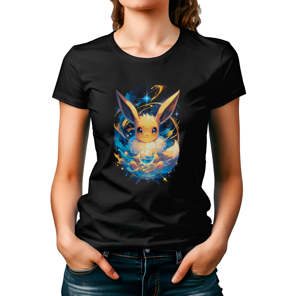 polera-negro-batallas-pok-mon-eevee-glowing-anime-brillante