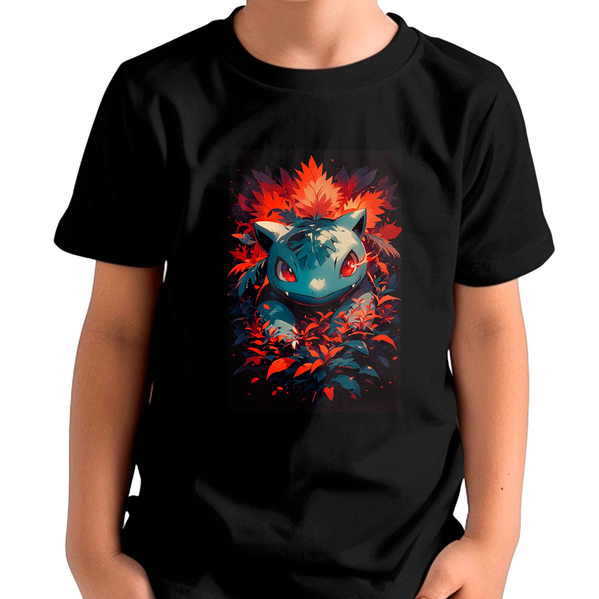 polera-ni-a-dise-o-ivysaur-brillante-pok-mon-anime