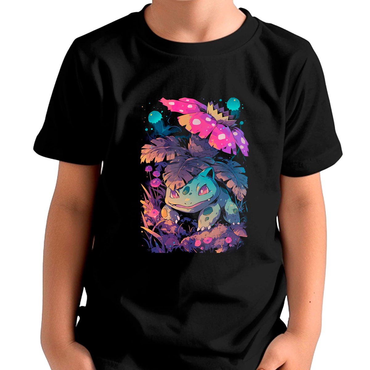 polera-ni-a-dise-o-venusaur-negro-gym-pokemon-anime