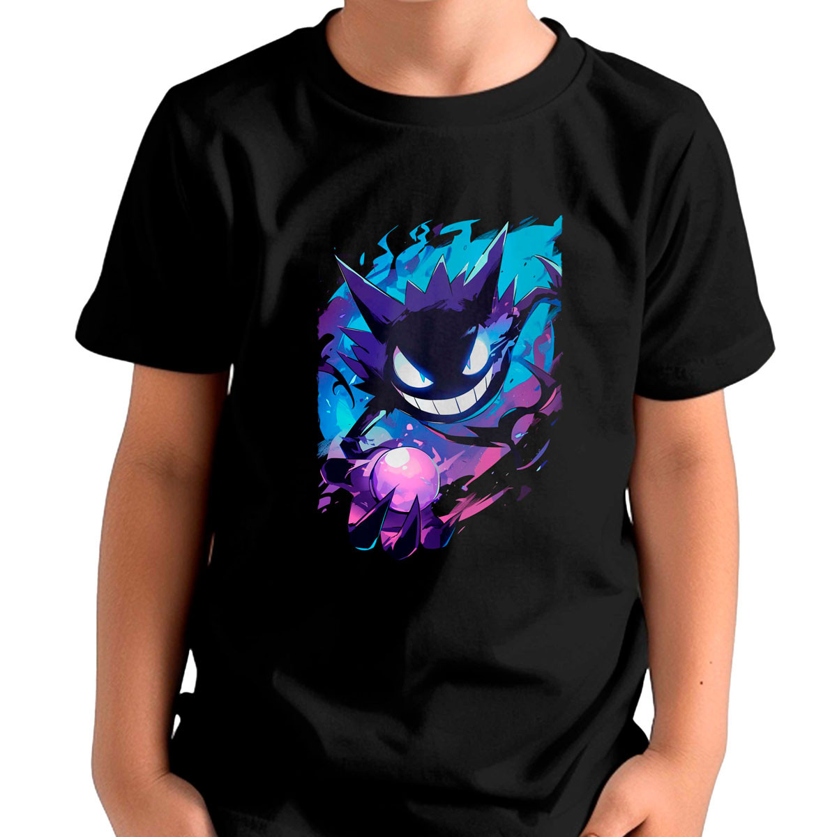 polera-ni-as-manga-corta-gym-gastly-ghost-pokemon-anime