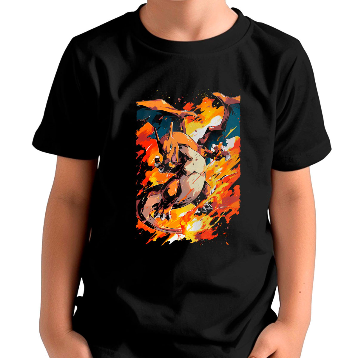 polera-ni-o-estampada-charizard-fire-pokemon-anime