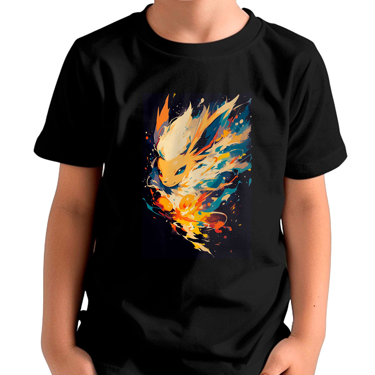 polera-ni-o-estampada-frontal-flareon-flames-anime