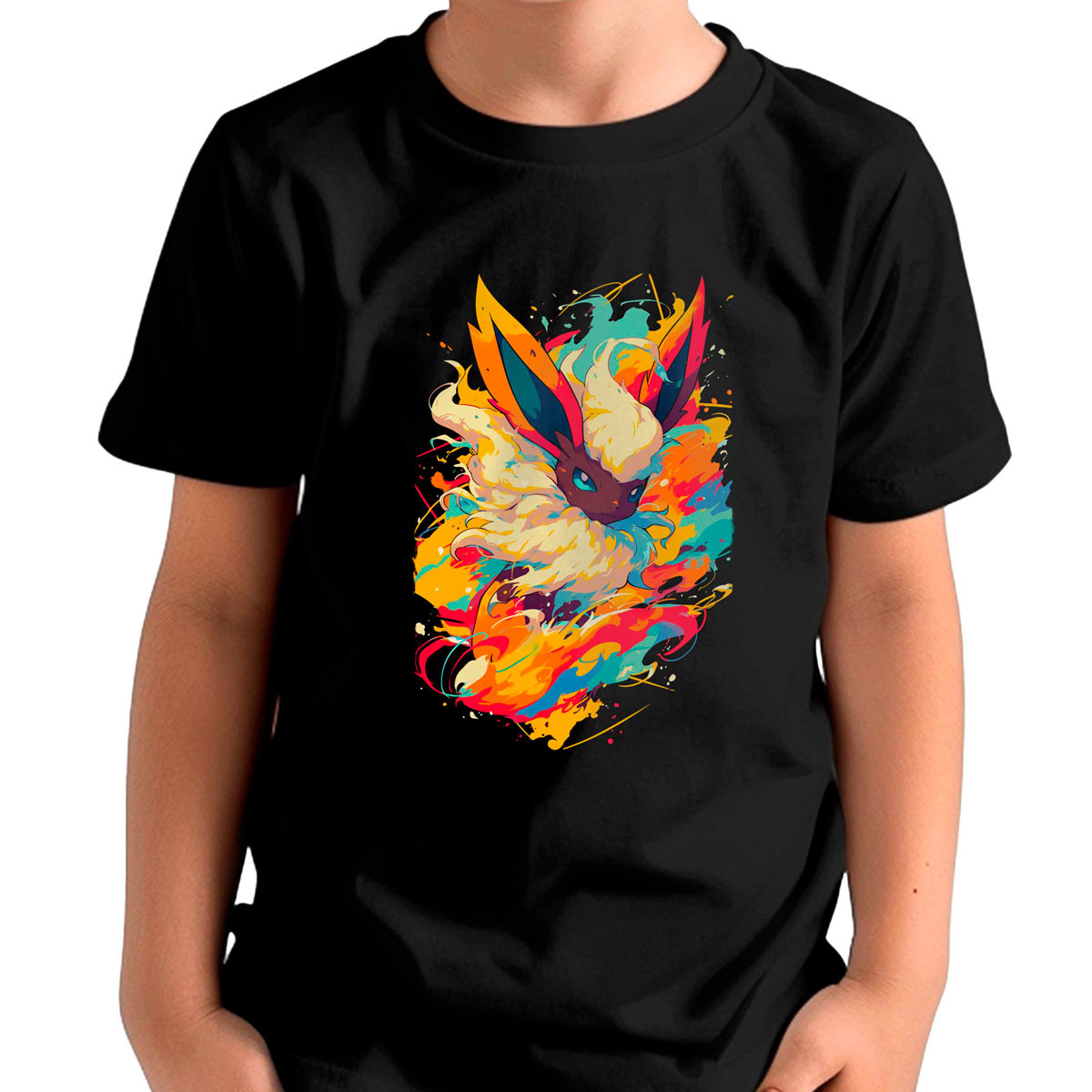 polera-ni-o-estampado-flareon-lava-plume-dise-o-gym-pok-mon