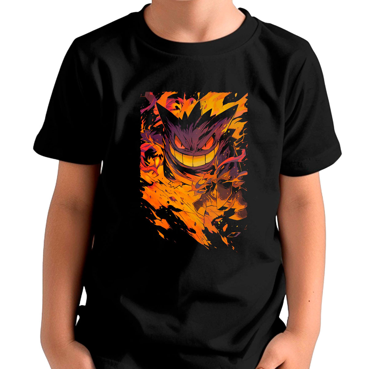 polera-ni-o-gengar-atacando-anime-negro