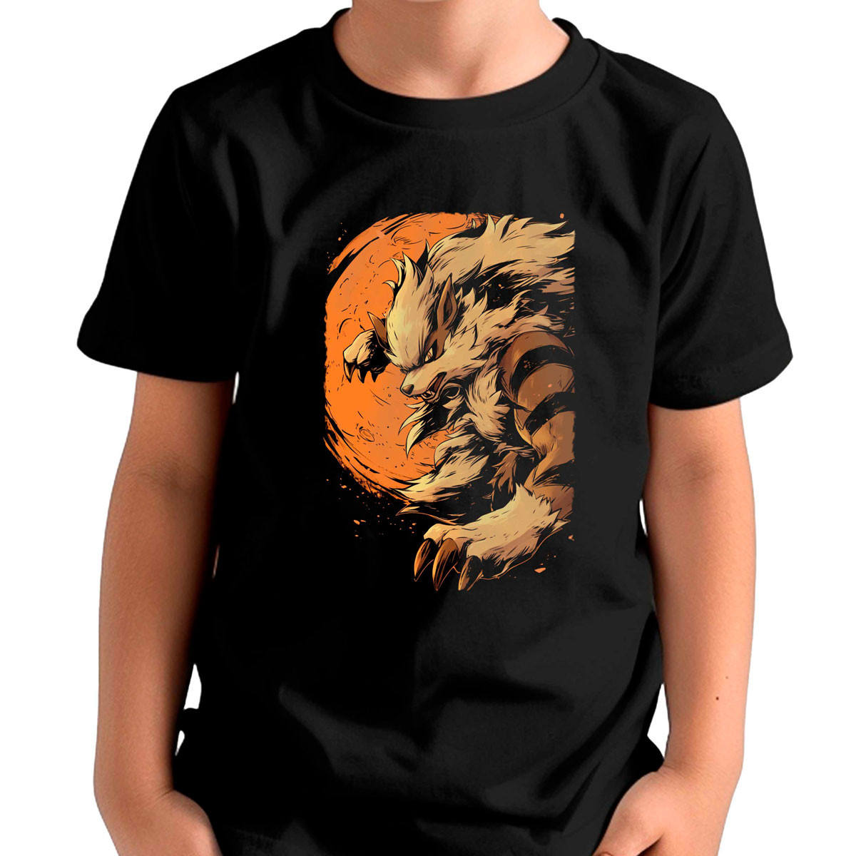 polera-ni-o-negra-con-dise-o-arcanine-y-luna-pok-mon
