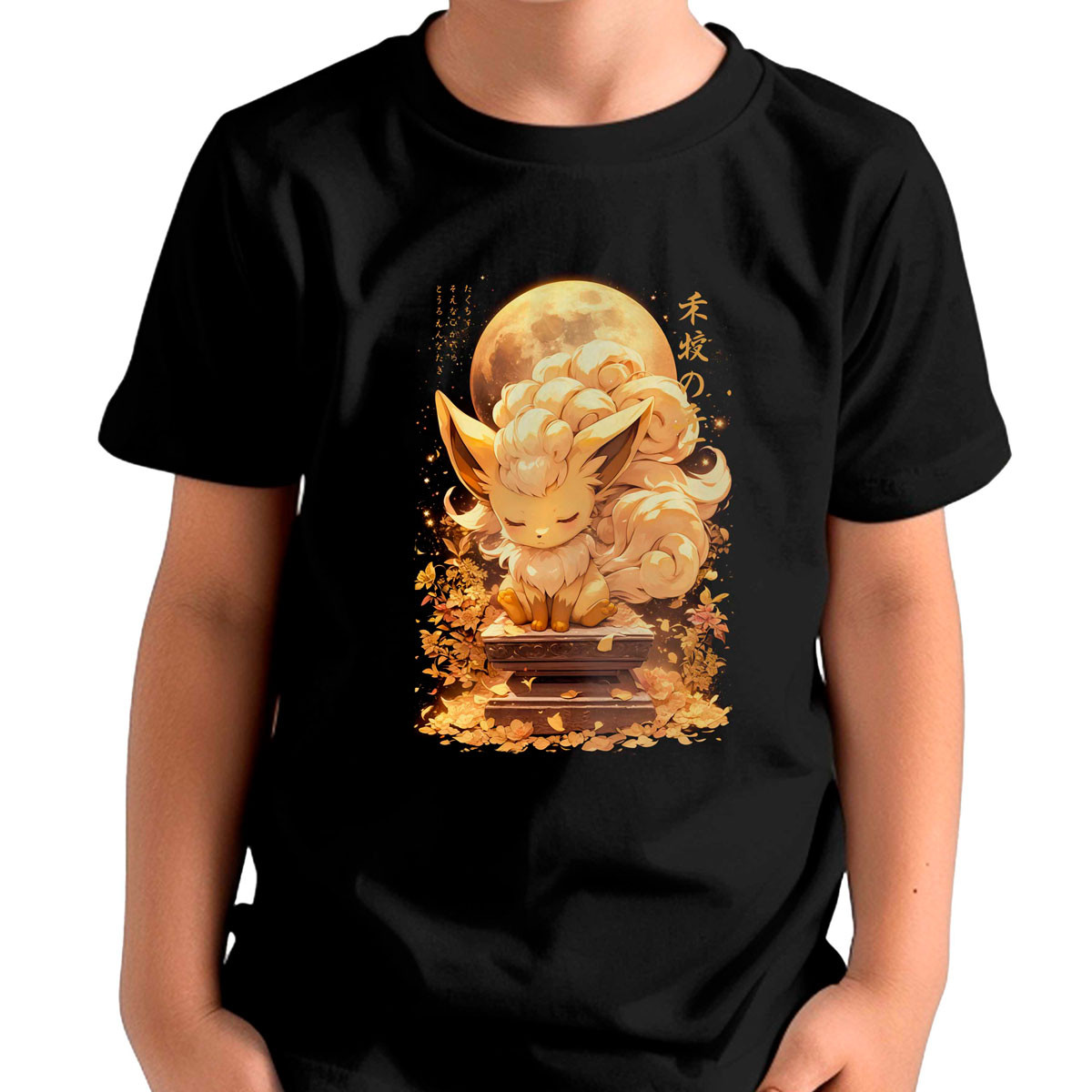 polera-ni-o-vulpix-y-luna-pokemon-anime-negra