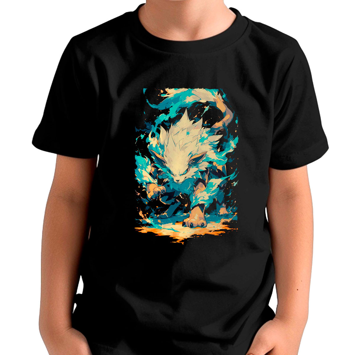 polera-ni-os-arcanine-fire-pok-mon-manga-corta-design