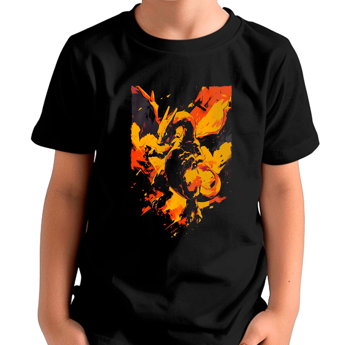 polera-ni-os-charizard-pokemon-negro-14-anime-brillante
