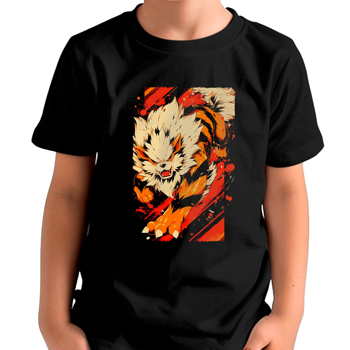 polera-ni-os-design-arcanine-atacando-en-anime-pok-mon
