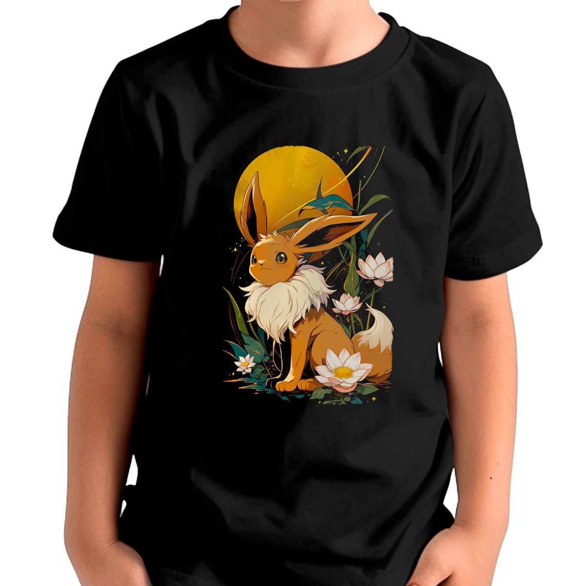 polera-ni-os-dise-o-eevee-lotus-anime-pok-mon