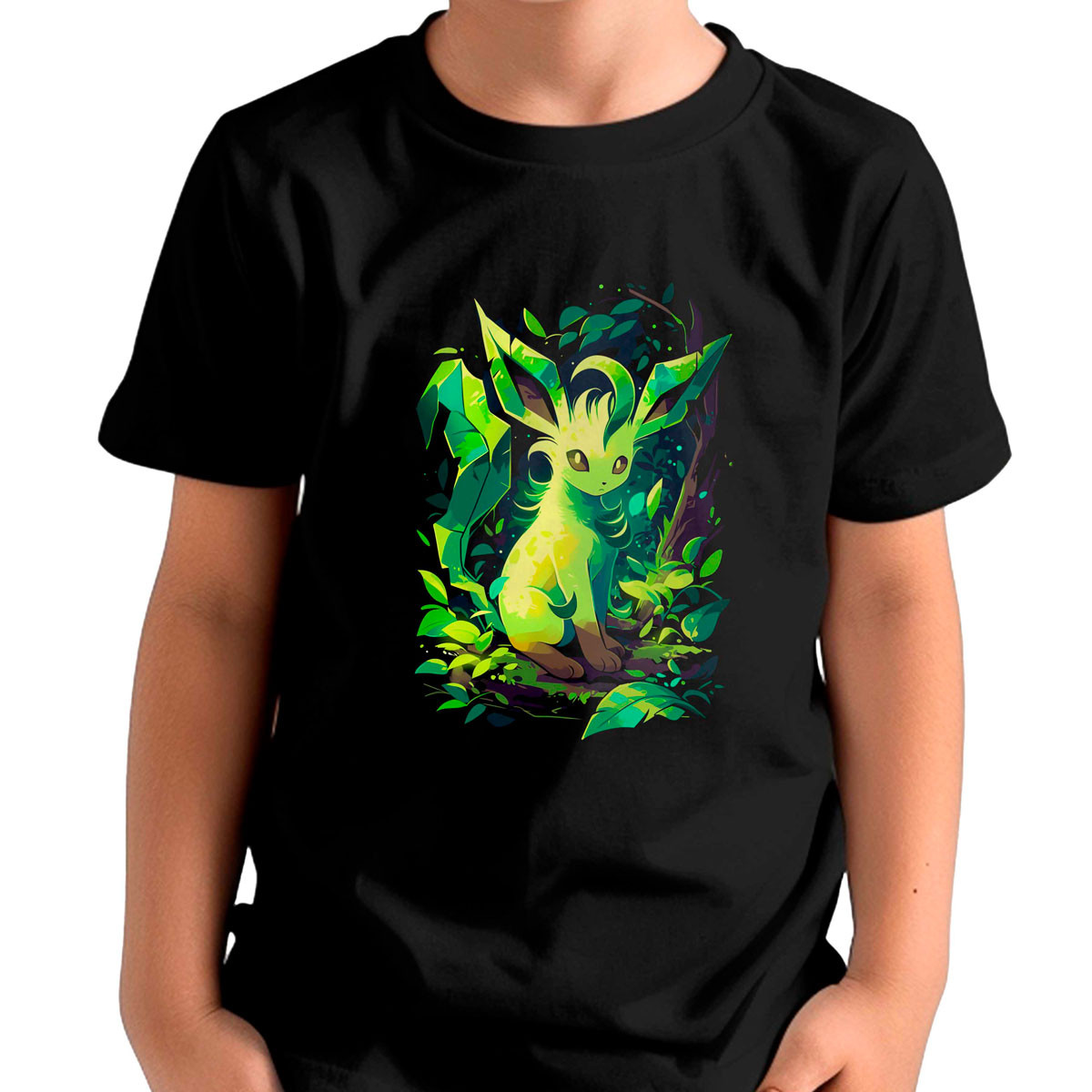 polera-ni-os-dise-o-suave-shiny-leafeon-pokemon-anime