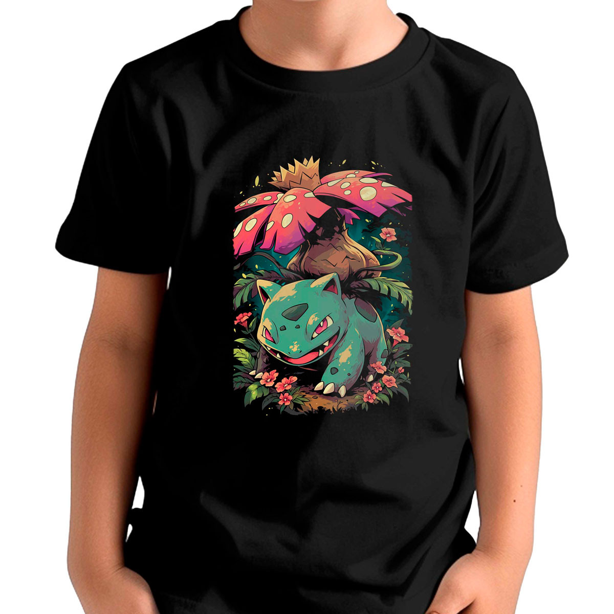 polera-ni-os-dise-o-venusaur-shiny-negro-anime