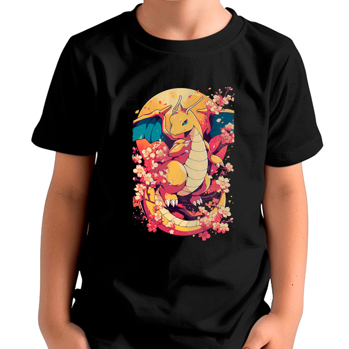 polera-ni-os-dragonite-en-batalla-con-flores-de-cerezo-talla-14