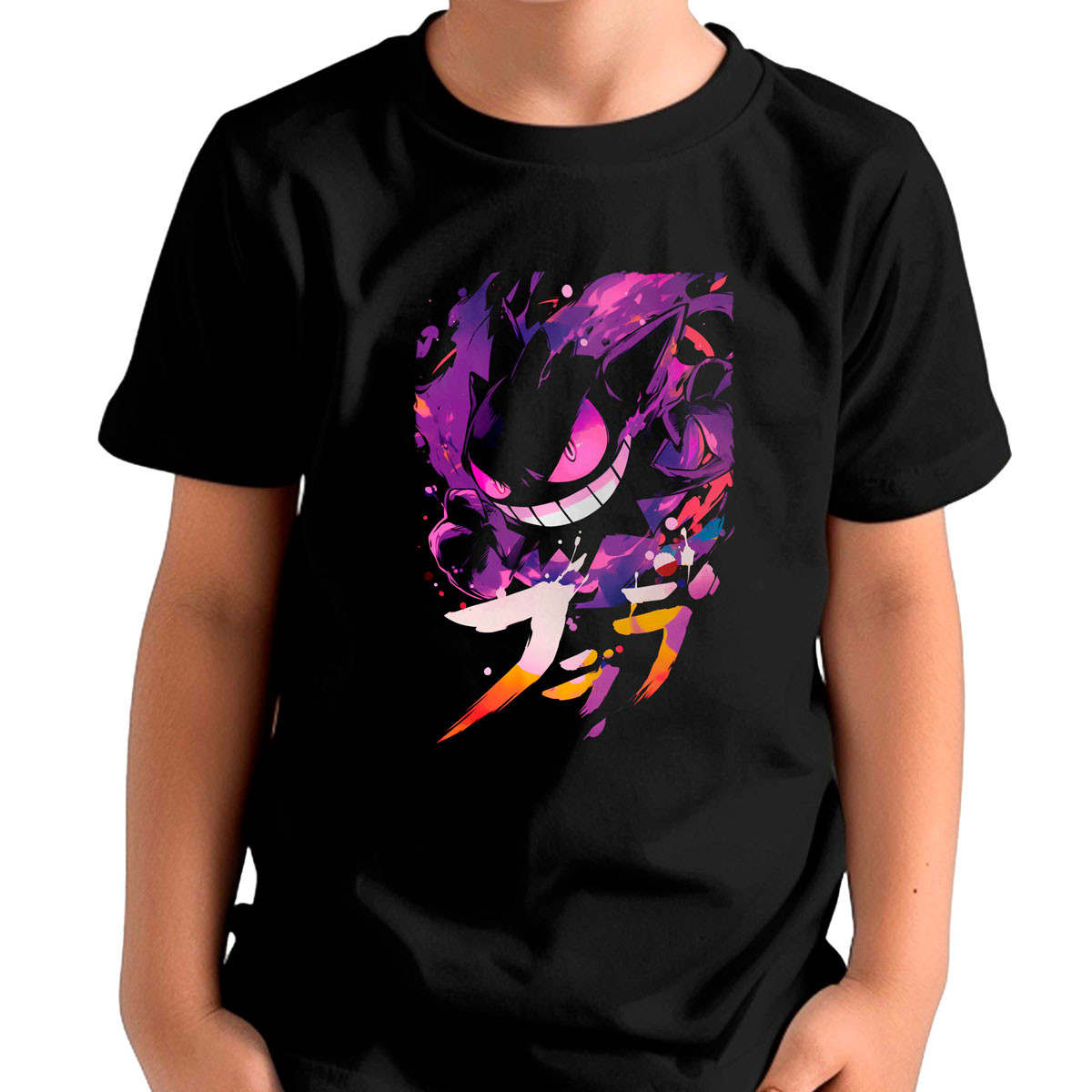 polera-ni-os-estampada-entrenador-gastly-pok-mon