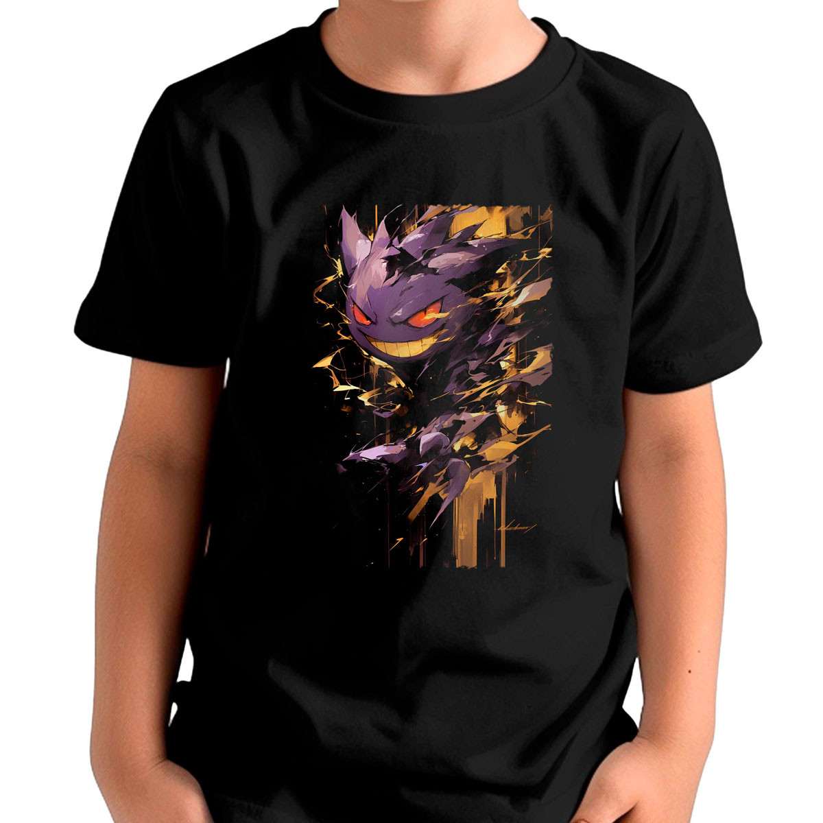 polera-ni-os-estampada-gengar-curse-pok-mon-anime