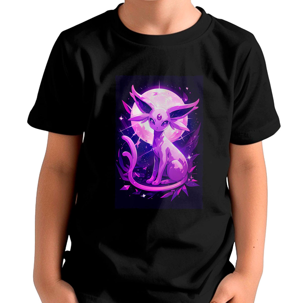 polera-ni-os-estampado-espeon-pokemon-negro