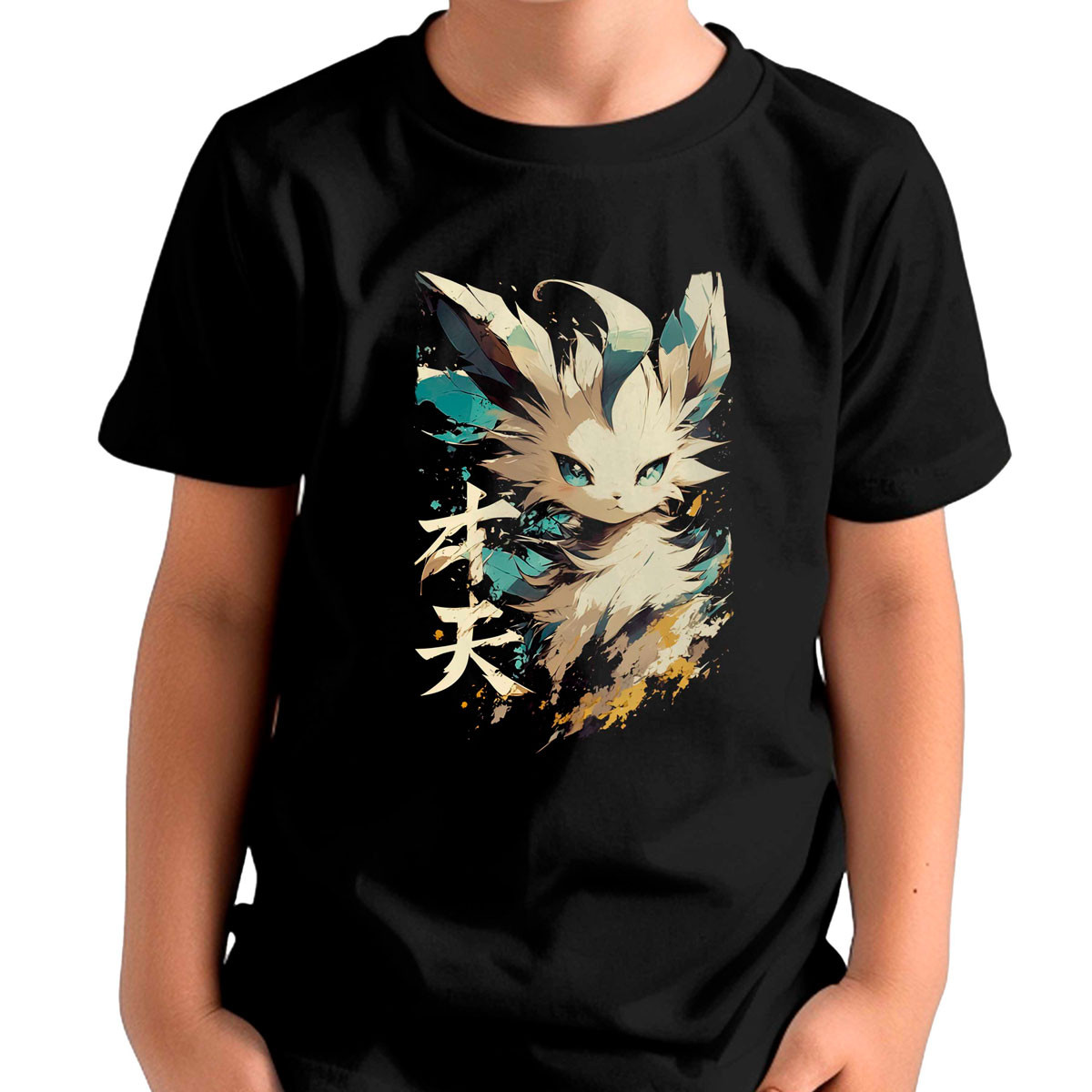 polera-ni-os-estilo-leafeon-ink-de-pok-mon