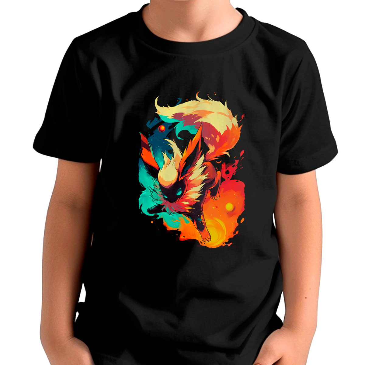 polera-ni-os-flareon-lava-plume-pok-mon-negra
