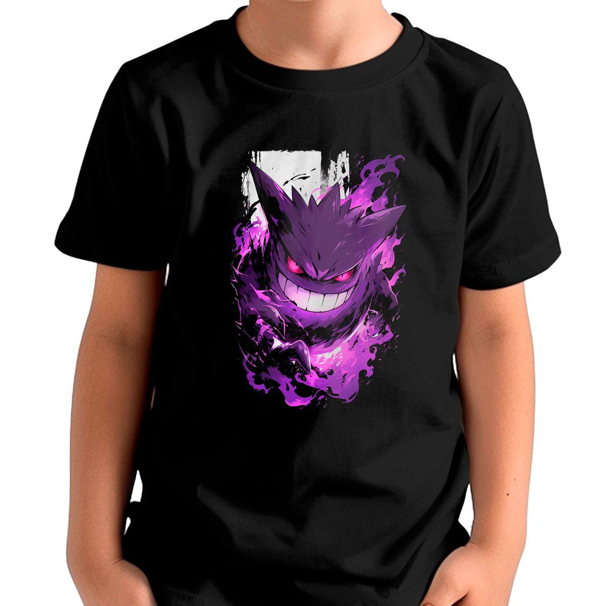 polera-ni-os-gengar-pokemon-anime-negra