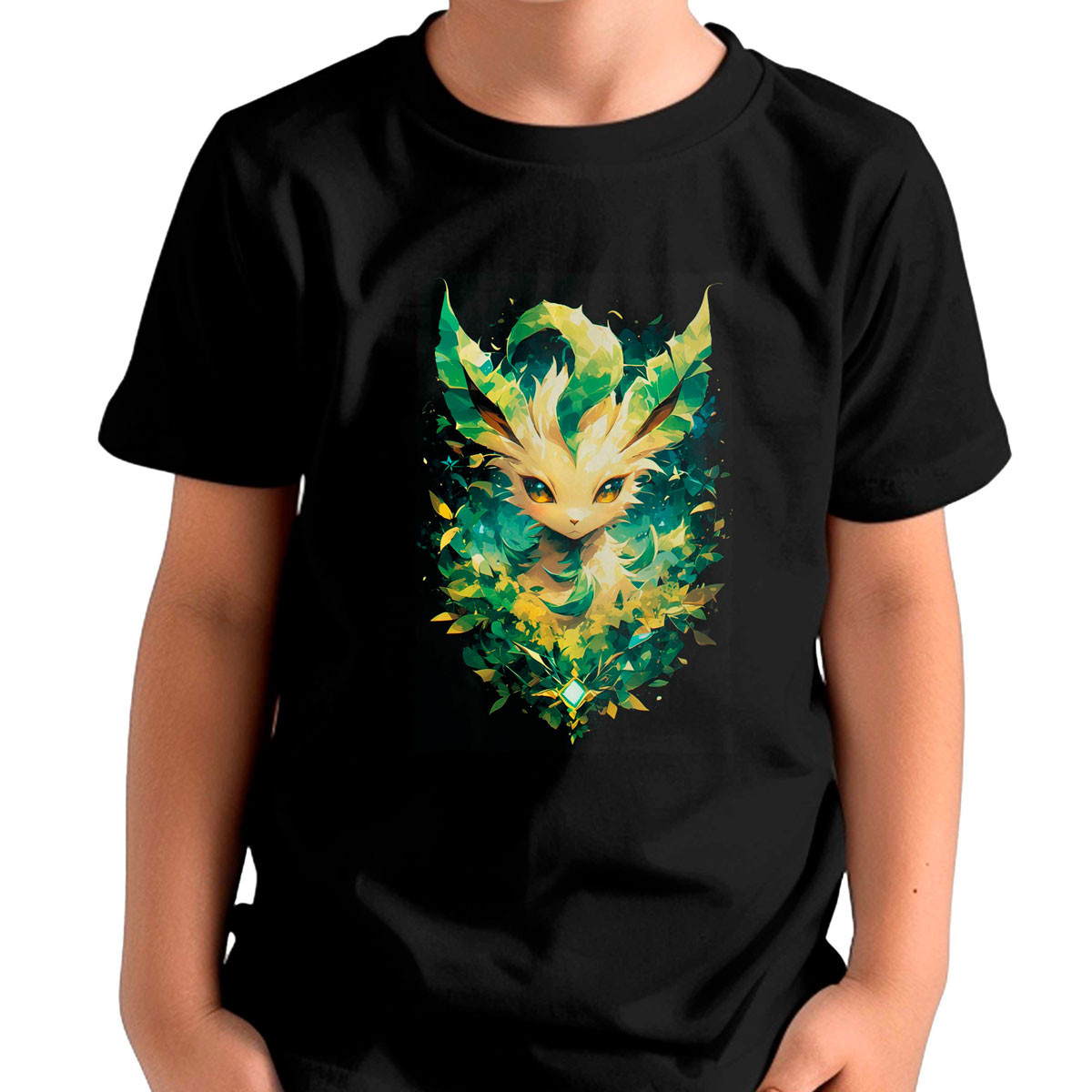 polera-ni-os-leafeon-lotus-pok-mon-anime-dise-o-batallas-pok-mon