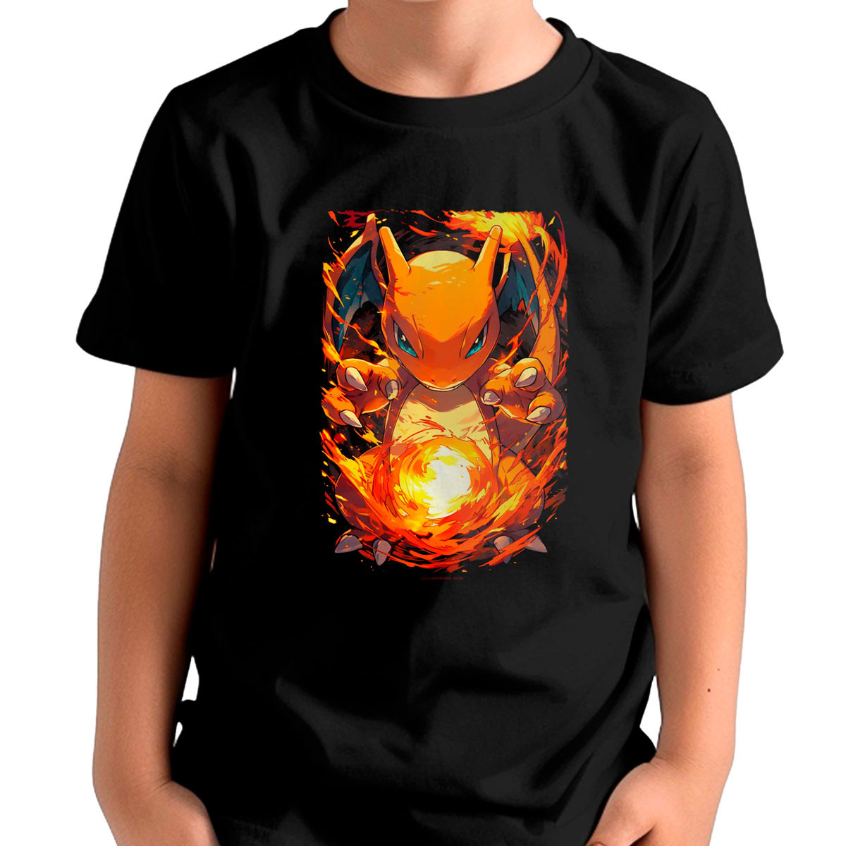 polera-ni-os-pikachu-brillante-pokemon-anime-negro