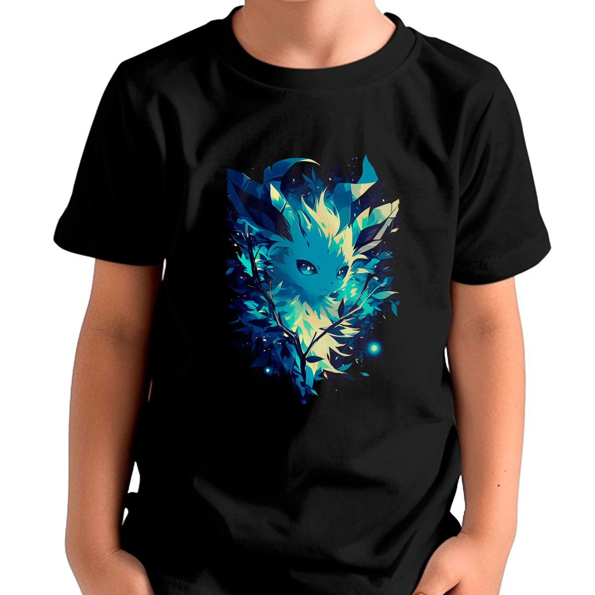 polera-ni-os-silueta-leafeon-pokemon-anime