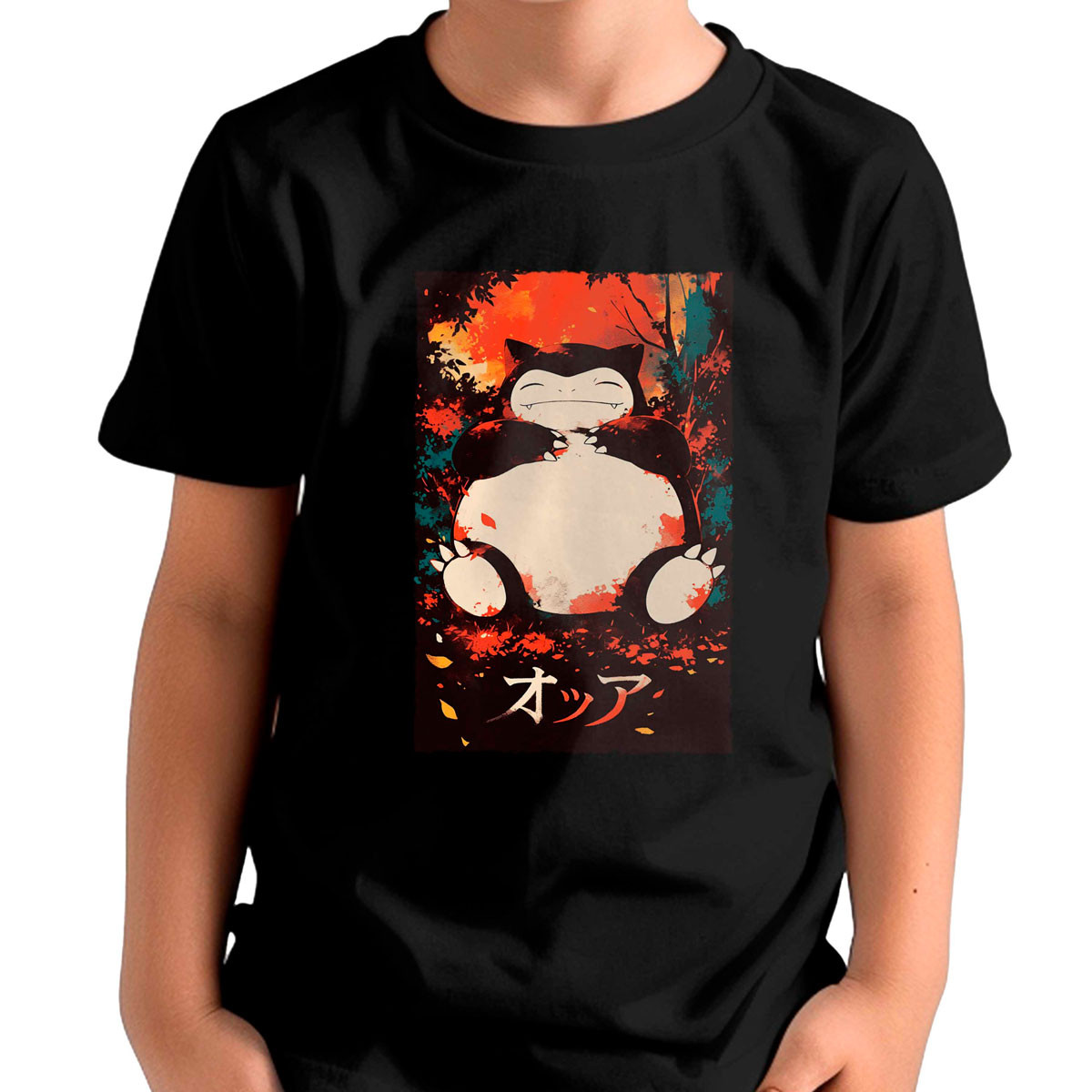 polera-ni-os-suave-batalla-snorlax-pokemon-animefondo-negro-34