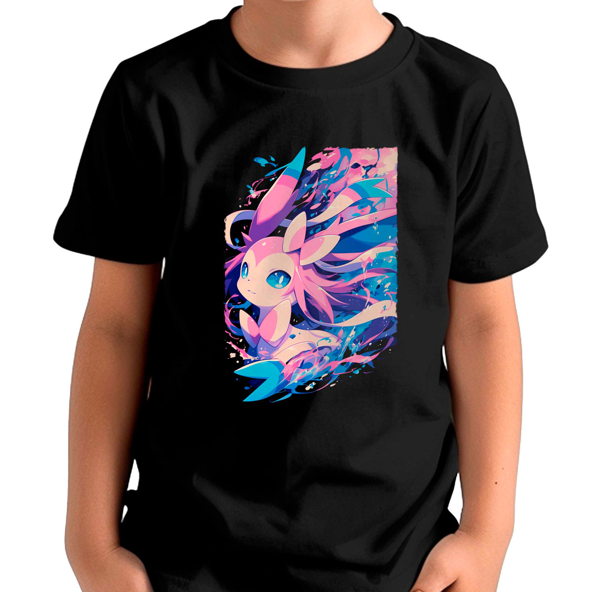 polera-ni-os-sylveon-negro-draining-kiss