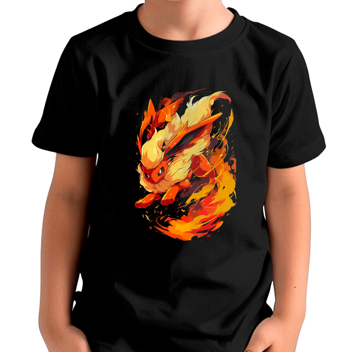 polera-unisex-dise-o-flareon-fire-fang-para-entrenador