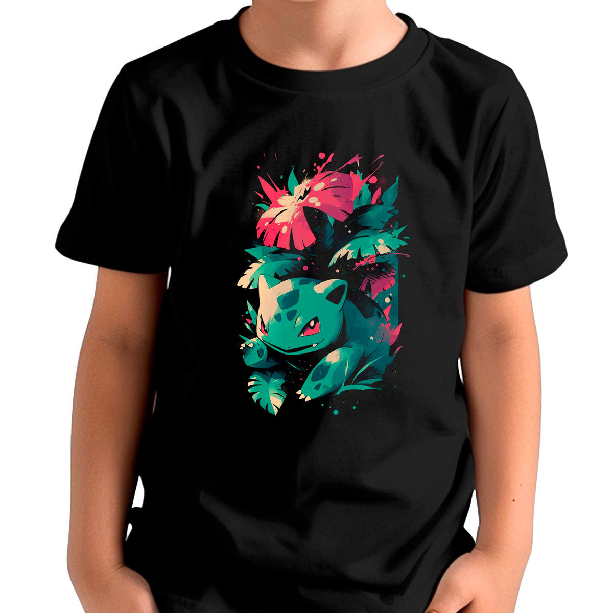 polera-unisex-dise-o-silueta-ivysaur-pokemon-anime