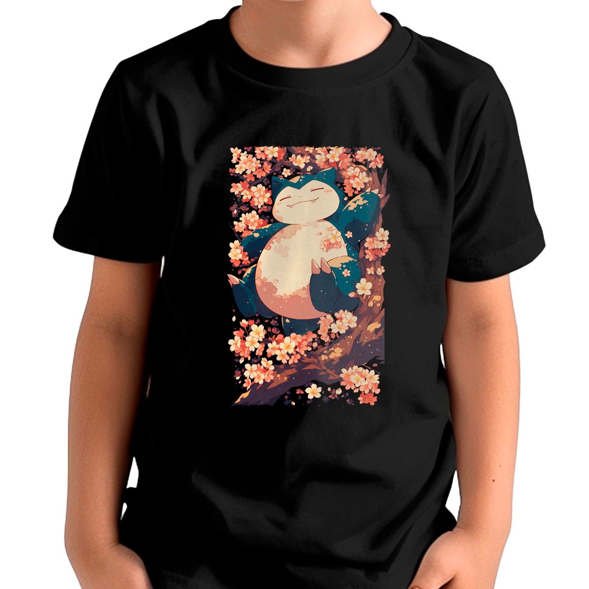 polera-unisex-dise-o-snorlax-cerezos-pokemon-ani-24