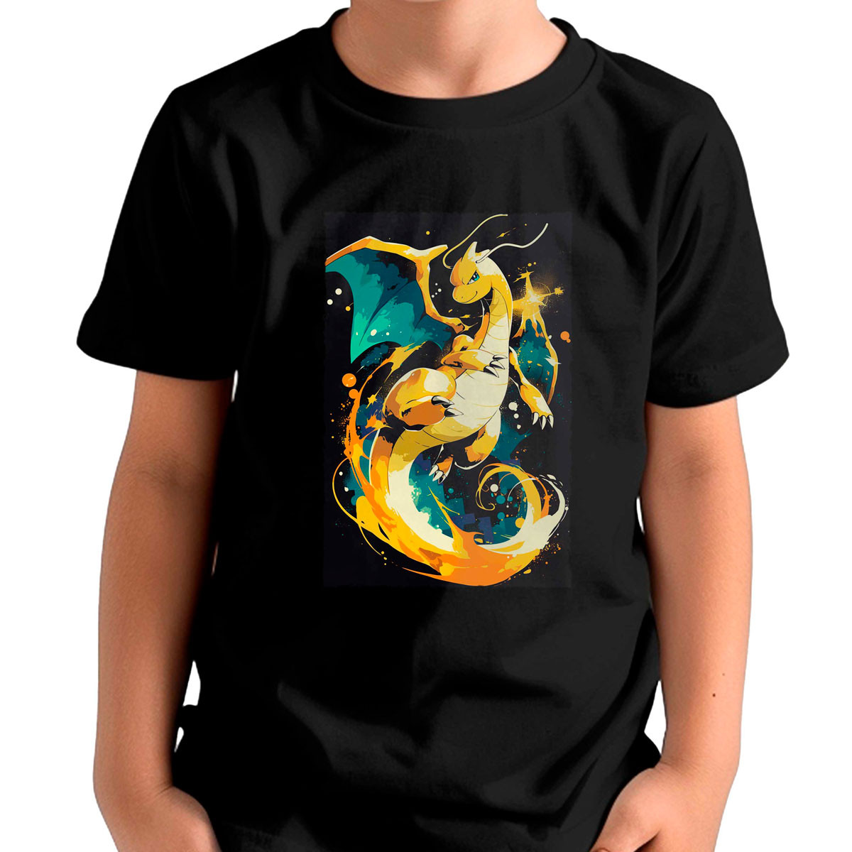 polera-unisex-dragonite-silueta-pokemon-anime