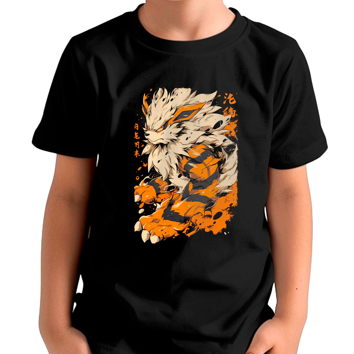 polera-unisex-estampada-arcanine-pokemon-anime-full-power