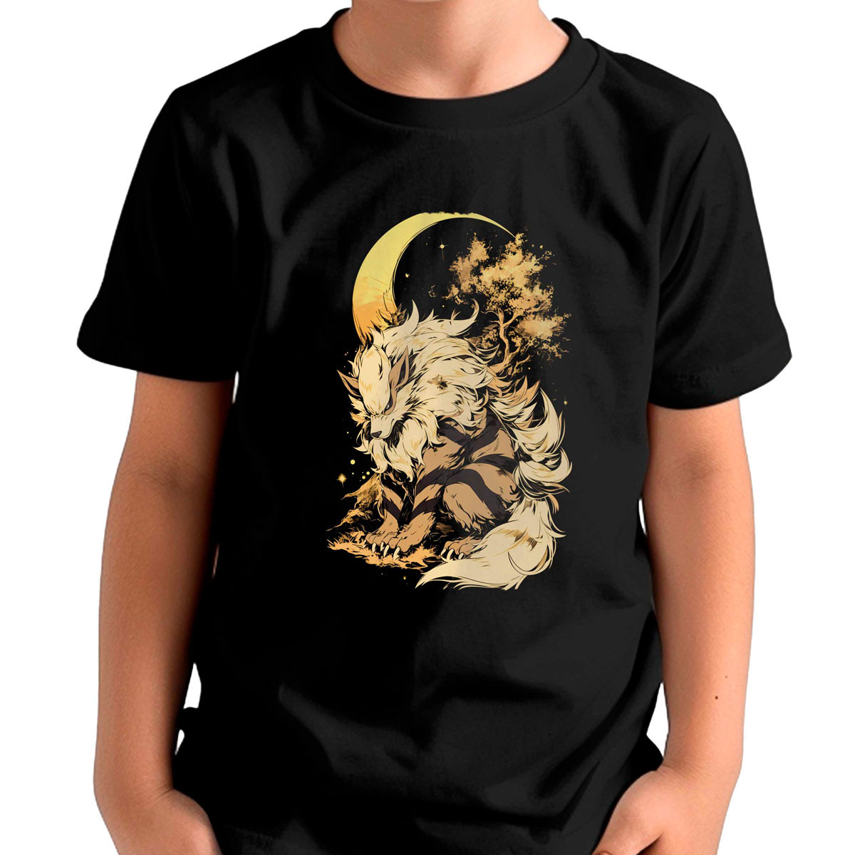 polera-unisex-estampada-arcanine-y-luna-dise-o-de-batalla-pok-mon-anime