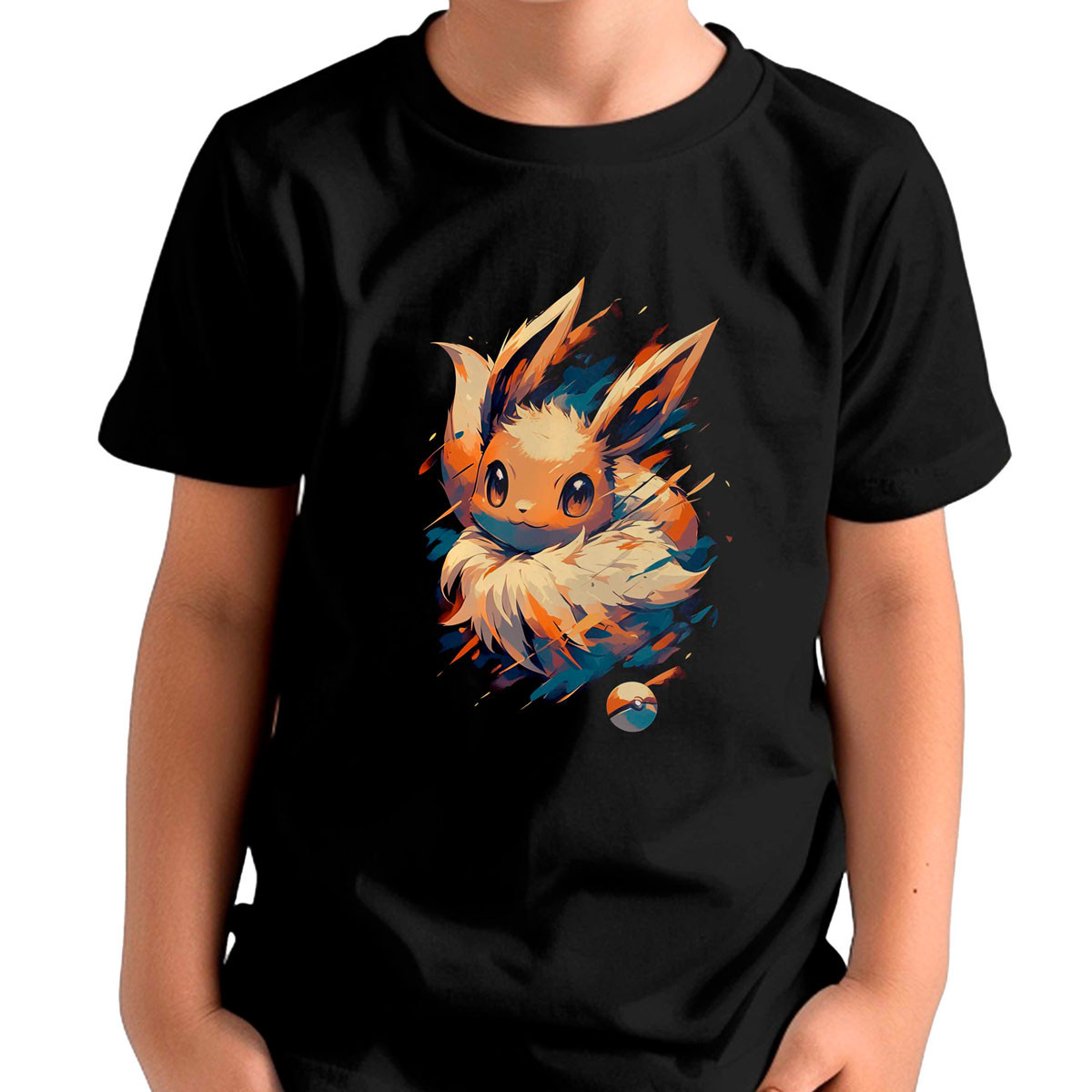 polera-unisex-estampada-eevee-pokemon-batalla-
