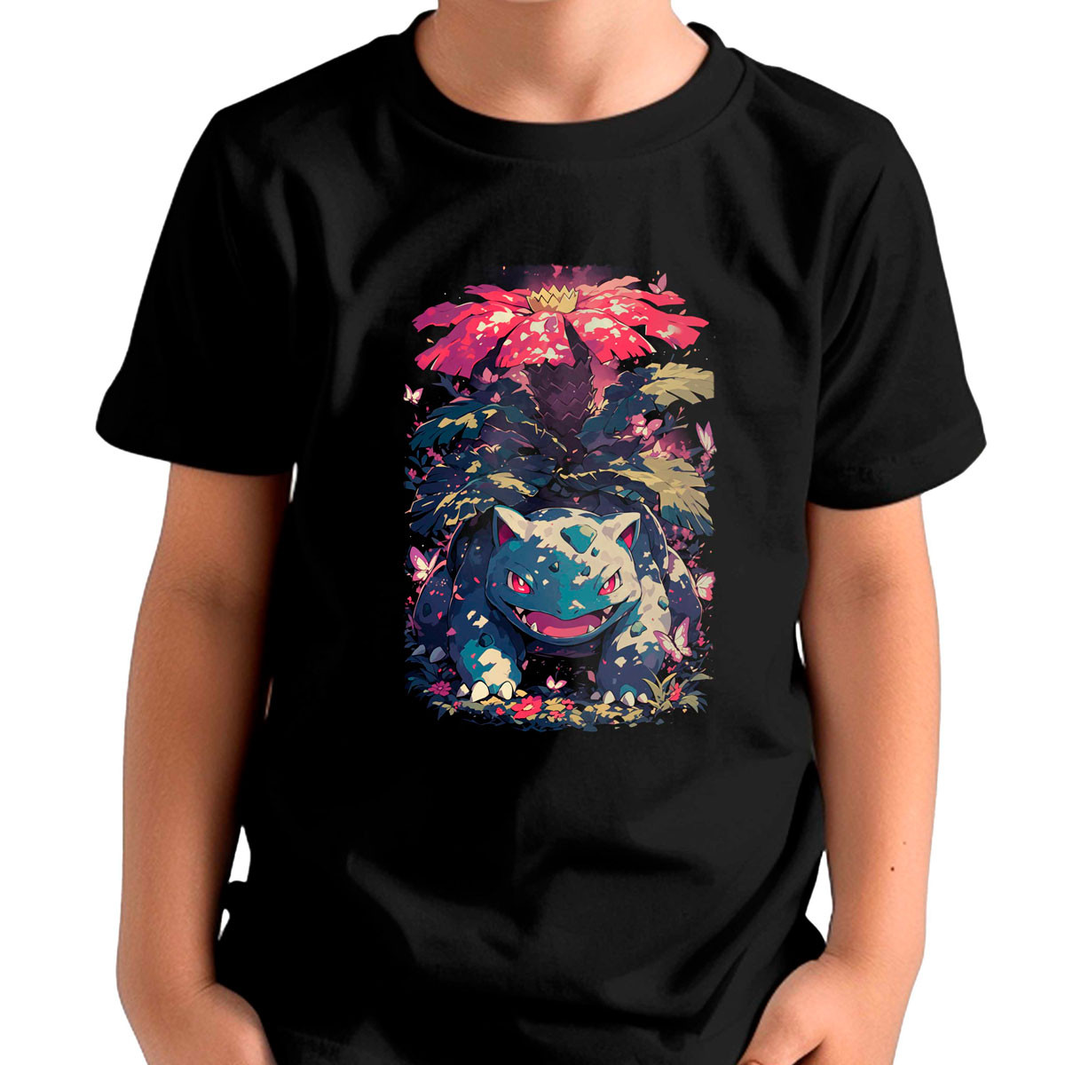 polera-unisex-estampada-entrenador-venusaur-pok-mon