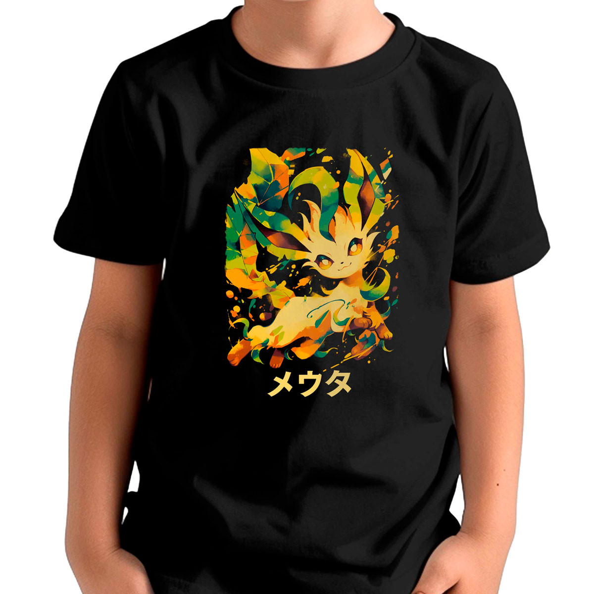 polera-unisex-leafeon-ink-estilo-batalla-pok-mon